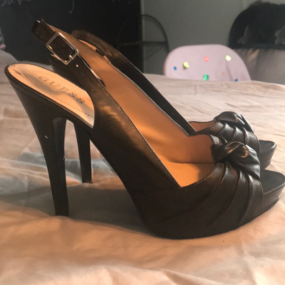 Guess black heels